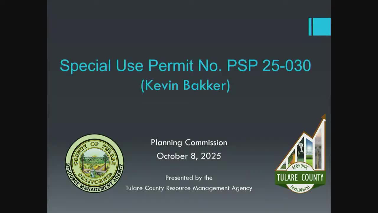Commission continues use-permit hearing for tree-trimming business after neighbor disputes; sets November 12 date-certain