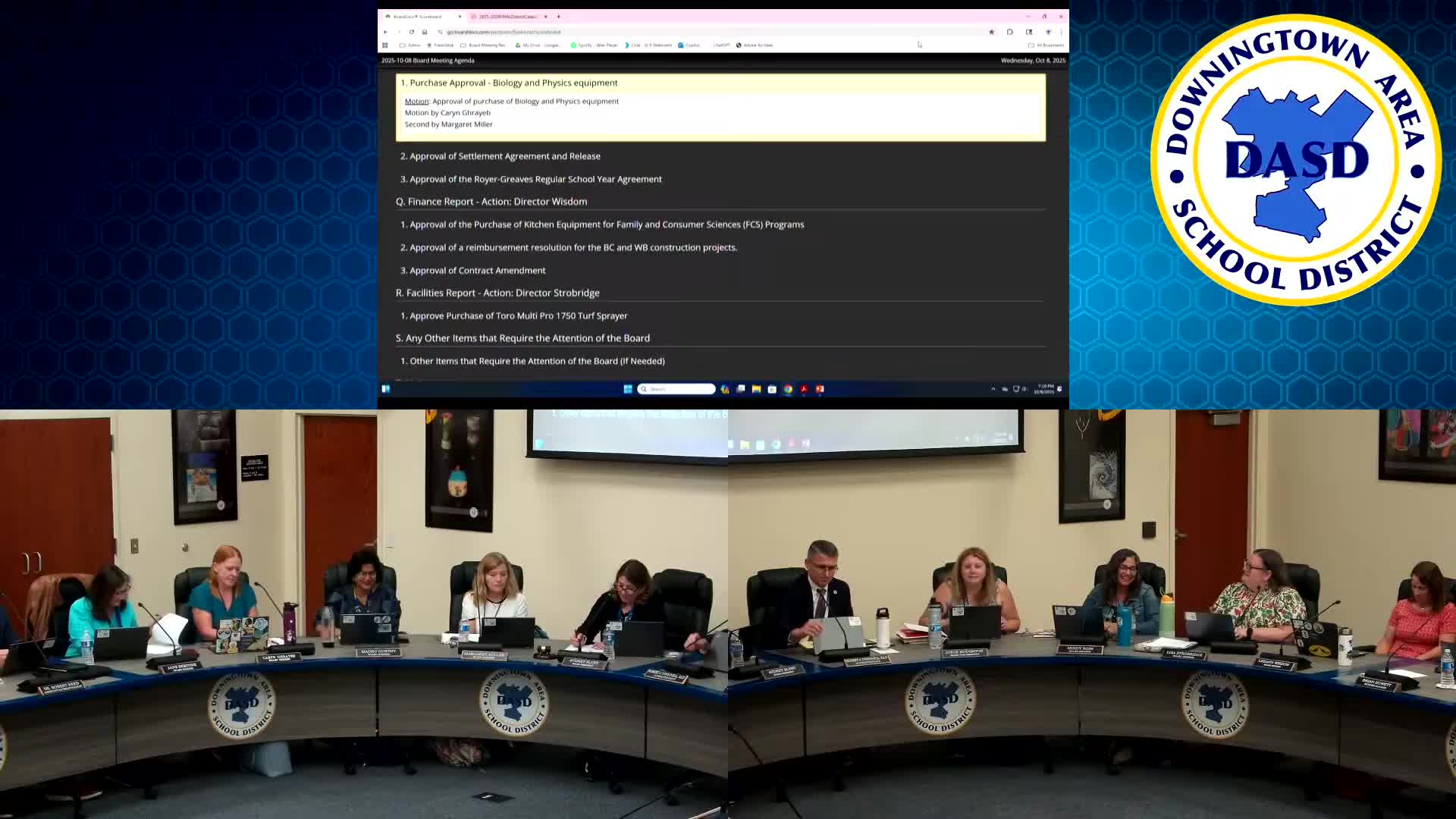 Downingtown board approves equipment purchases, settlement and contract amendment including Siemens property purchase