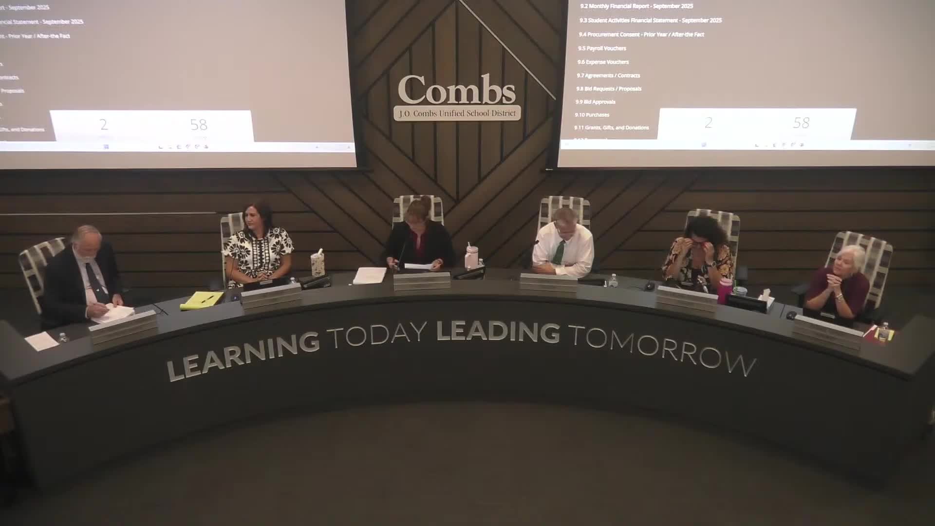 Multiple community members honor coach Linda Collins during public comment