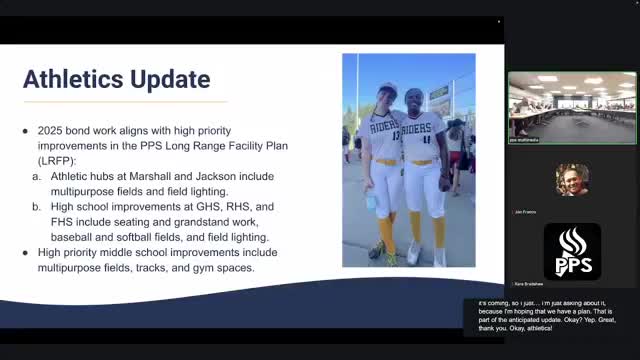 Athletics upgrades on bond list; district warns Musco lighting delivery and permitting push schedule to March