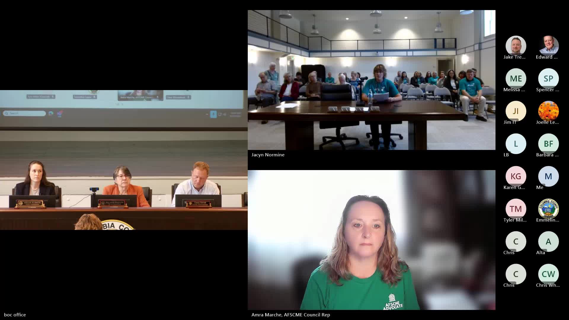 Residents urge Columbia County commissioners to release workplace investigation into Commissioner Casey Garrett