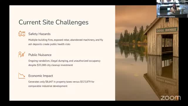 City outlines cleanup, funding plan for Champion Mill brownfield site