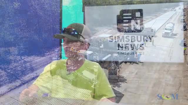 How a paving "pave train" works: local presenter walks through the machines and sequence