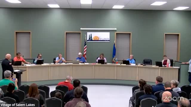 Salem Lakes Fire Rescue swears in nine, reports full‑time staffing at 15 and closes chief recruitment