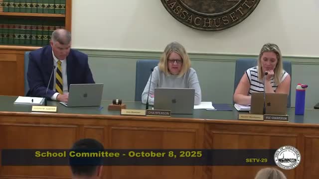 School Committee Unanimously Recommends Feasibility Study Funding for Shrewsbury High School