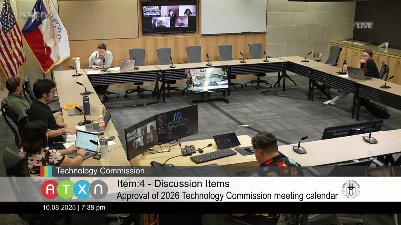 Technology Commission merges AI and public surveillance working groups