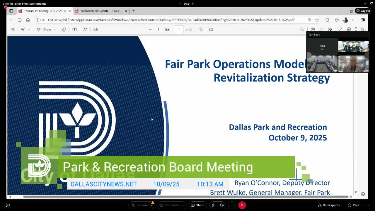 Dallas parks staff propose hybrid Fair Park plan focused on revenue, short-term contracts and community input