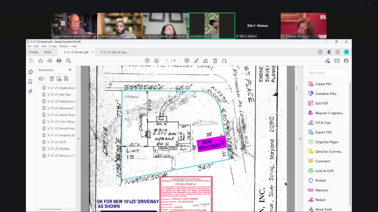Hyattsville senior granted variance to build driveway on corner lot