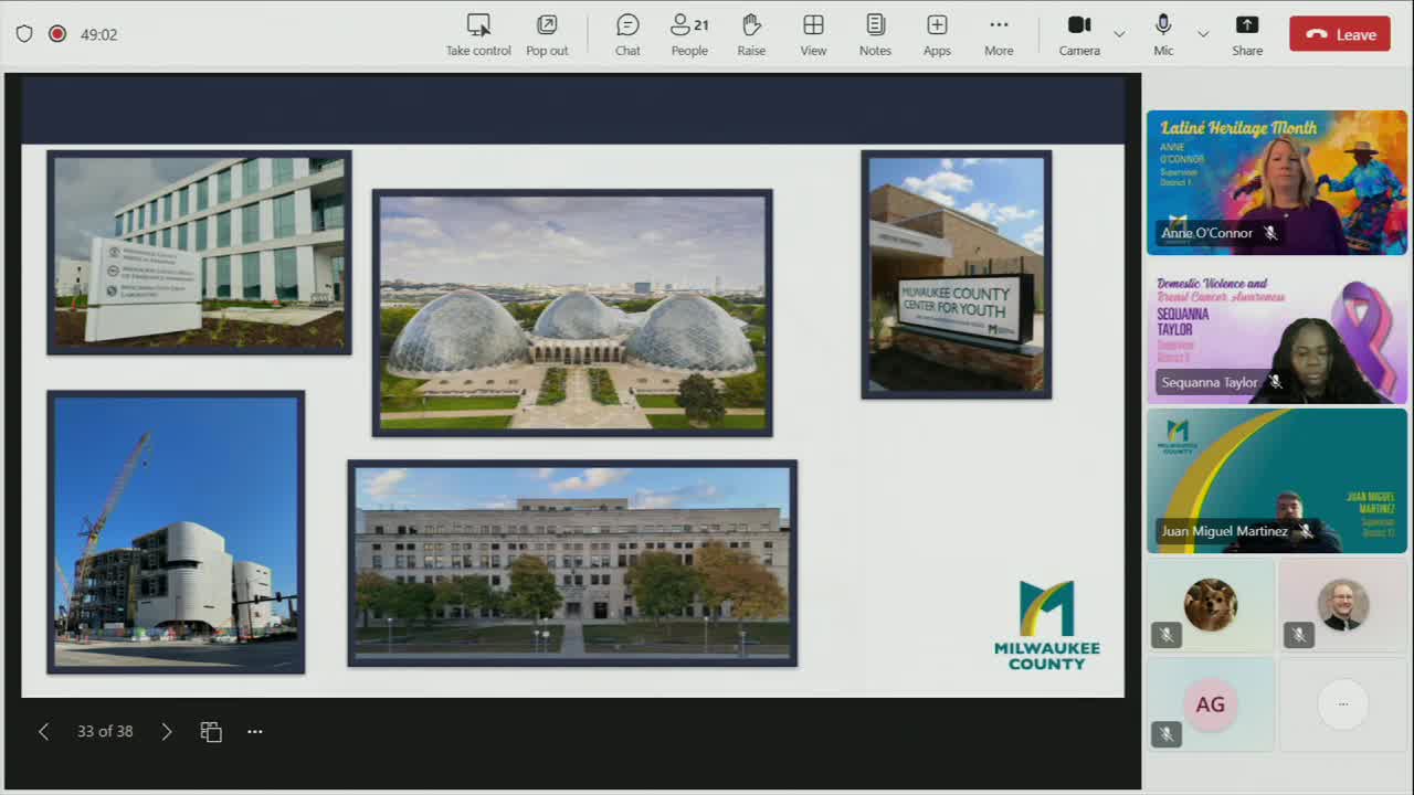 Budget includes major capital commitments — investing in Justice courthouse, forensic science facility, Mitchell Park Domes restoration