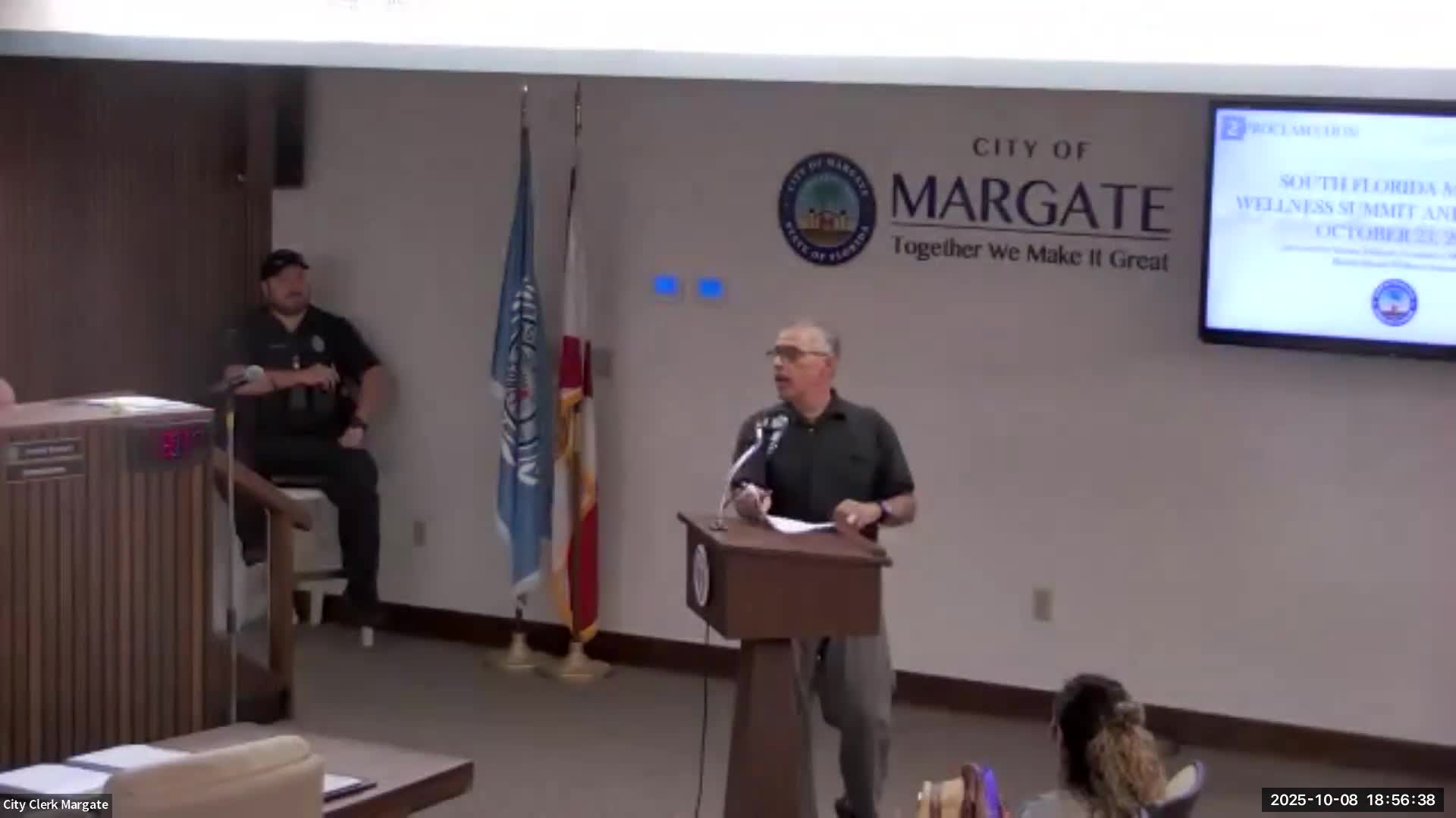 Margate issues proclamations for mental health summit, fire prevention and Florida City Week