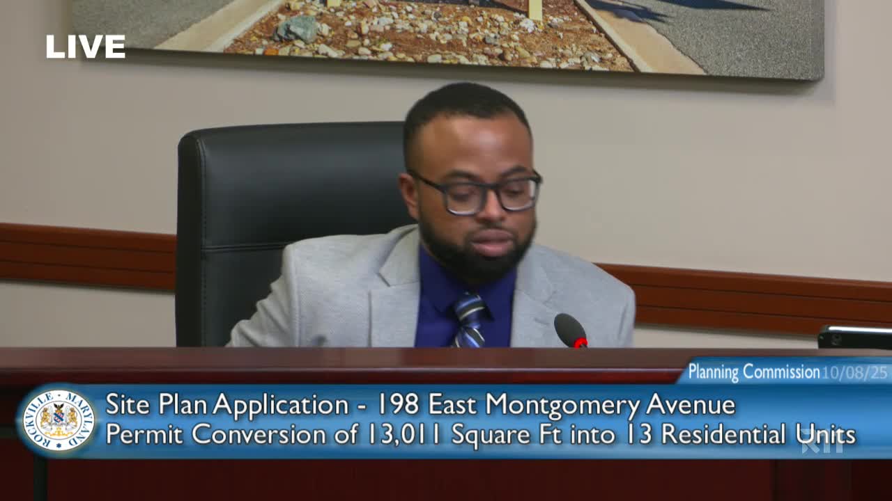 Commission approves conversion of ground-floor retail into 13 residential units at 198 East Montgomery