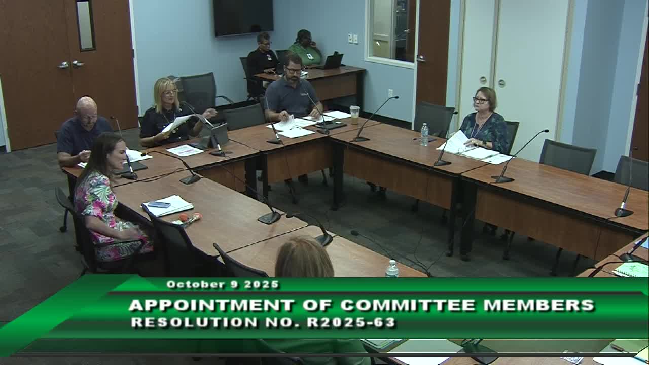 Council to appoint members to Affordable Housing Advisory Committee to maintain SHIP eligibility