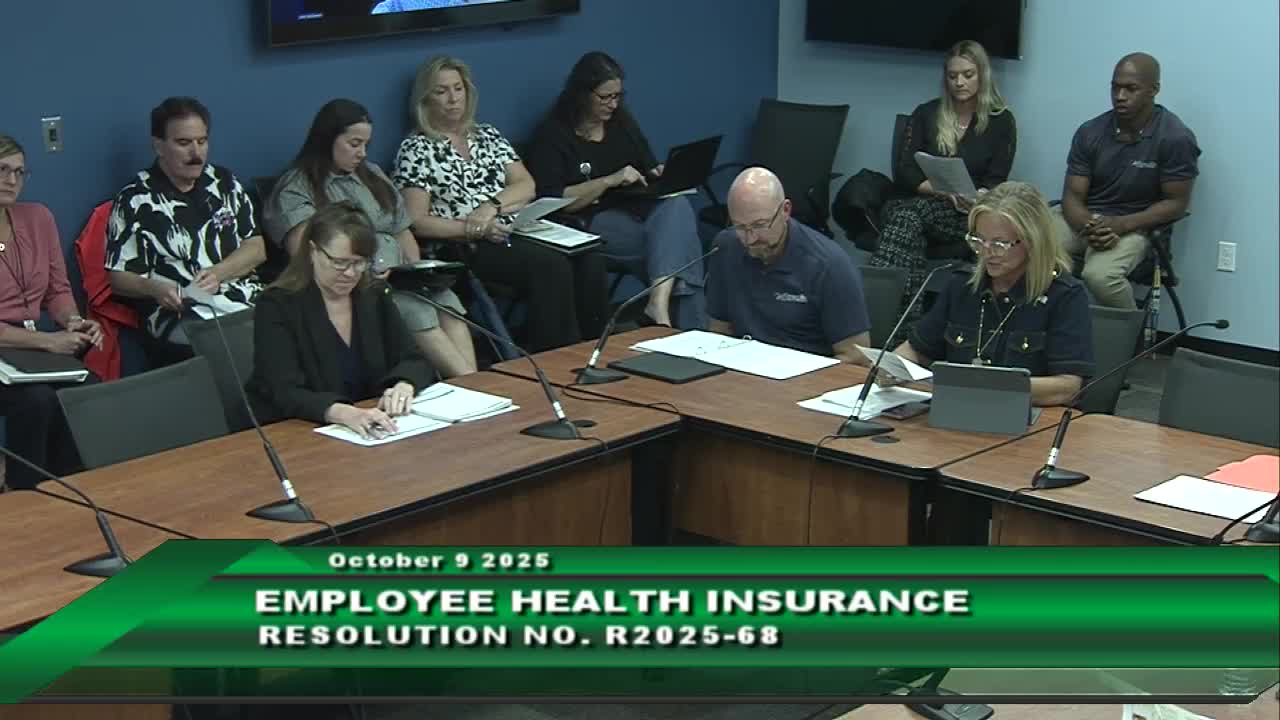 Wellington staff briefed on 2026 health plan renewal; village share rises about $402,122