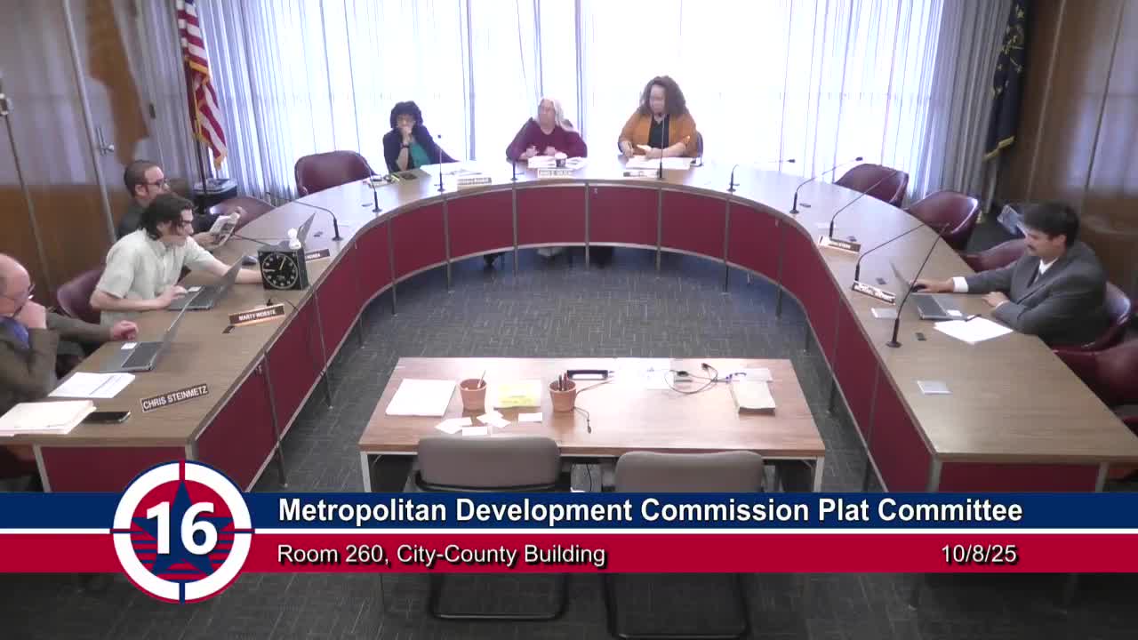Plat committee approves sidewalk waiver and Marathon Petroleum plat despite staff recommendation to deny
