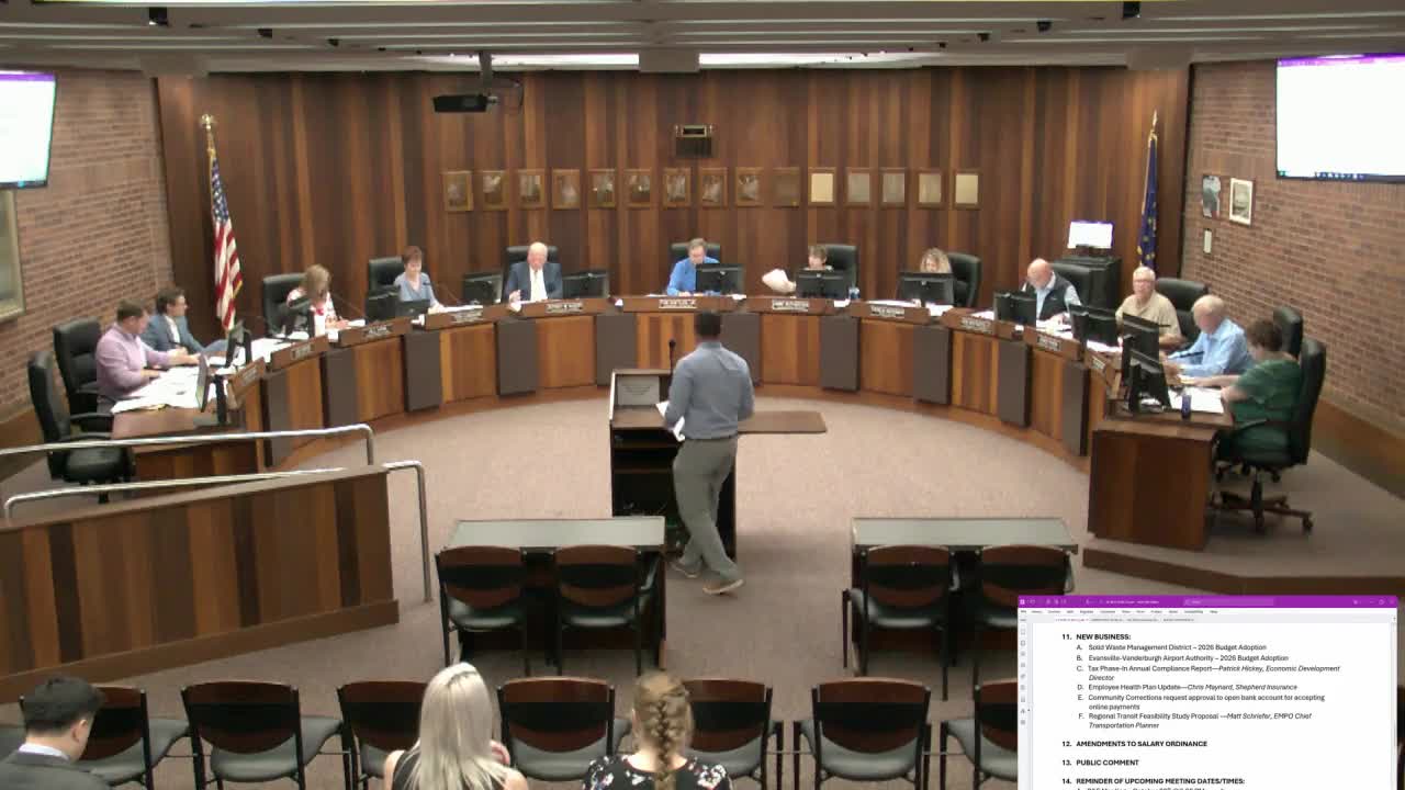 County hears preliminary analysis that self‑funded health plan could reduce employer costs