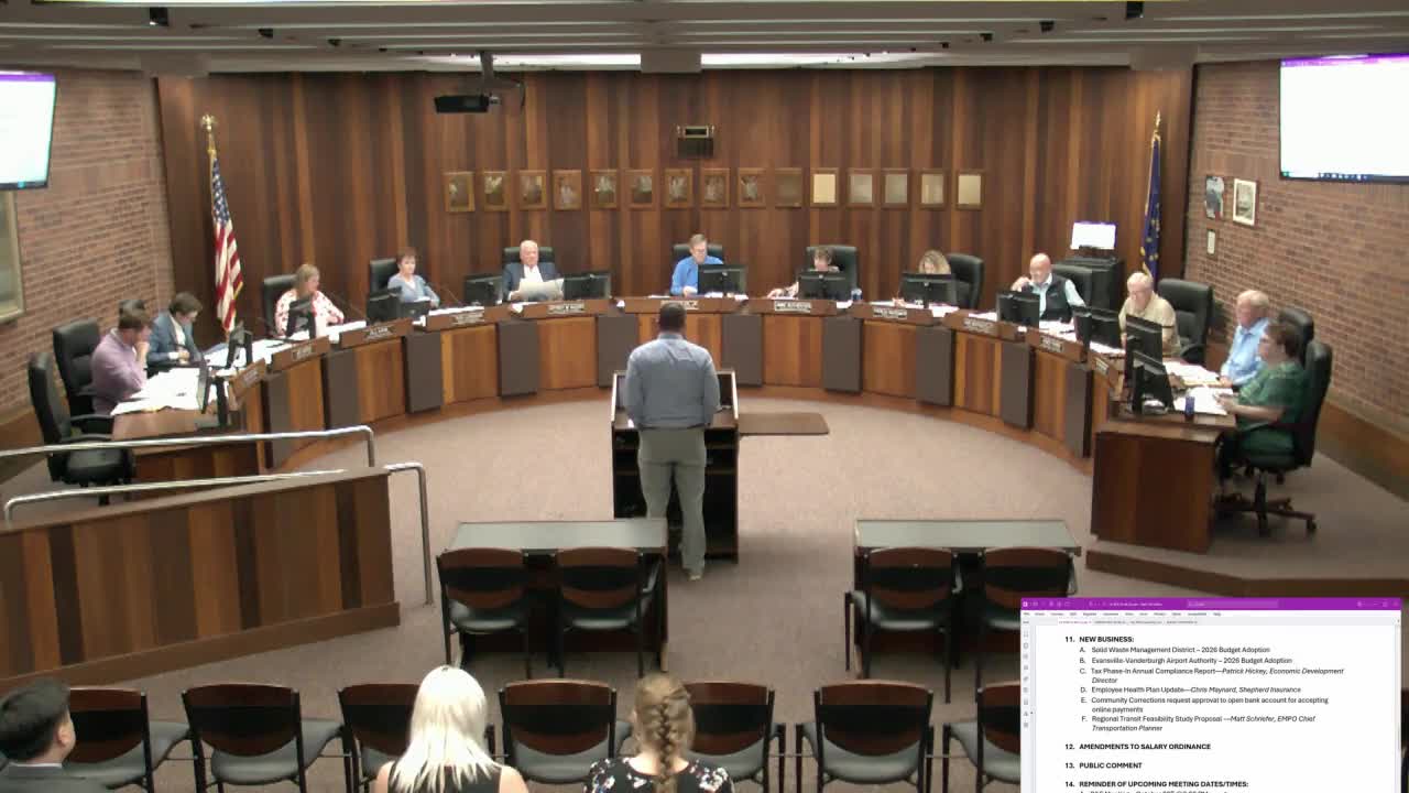 Vanderburgh County Council approves 2026 budget, 3% pay increase for county employees