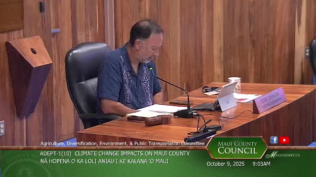 Experts tell Maui County committee sea level rise is accelerating and adaptation must include retreat, redesign and targeted maintenance