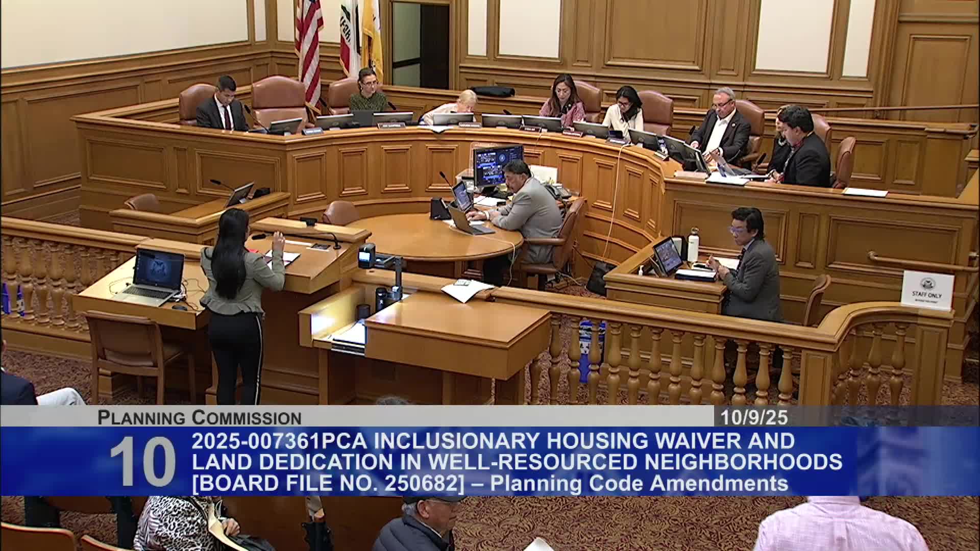 Commission backs inclusionary‑housing waiver to spur rent‑controlled units in well‑resourced neighborhoods