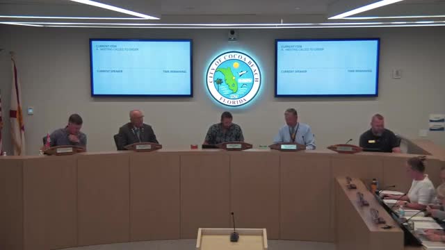Cocoa Beach commission approves tentative 6-mill rate and tentative fiscal 2026 budget