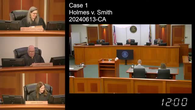 Court of Appeals weighs jury-instruction and excluded-damages claims in Holmes v. Smith
