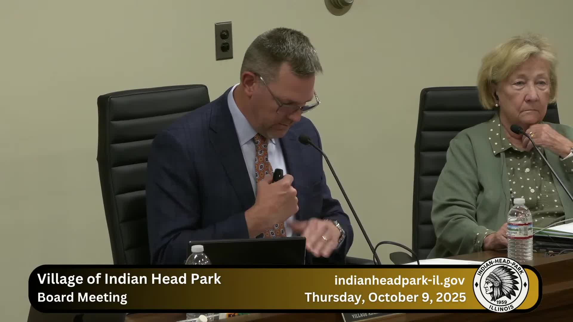 Indian Head Park sets Dec. 11 public hearing on proposed TIF district, approves registry of interested parties
