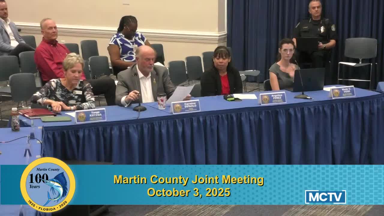 Martin County and Indiantown report growth trends; Indiantown launches interactive GIS and faces water‑capacity limits for new projects