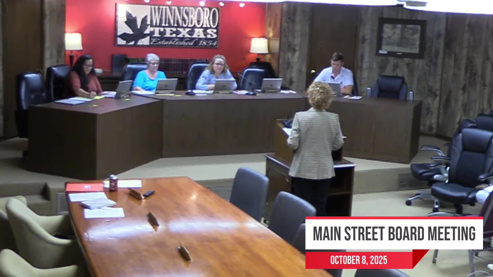 Winnsboro Main Street reviews Autumn Trails turnout, signs Placer AI geofencing contract and plans recycling of 5,500 pounds of pumpkins