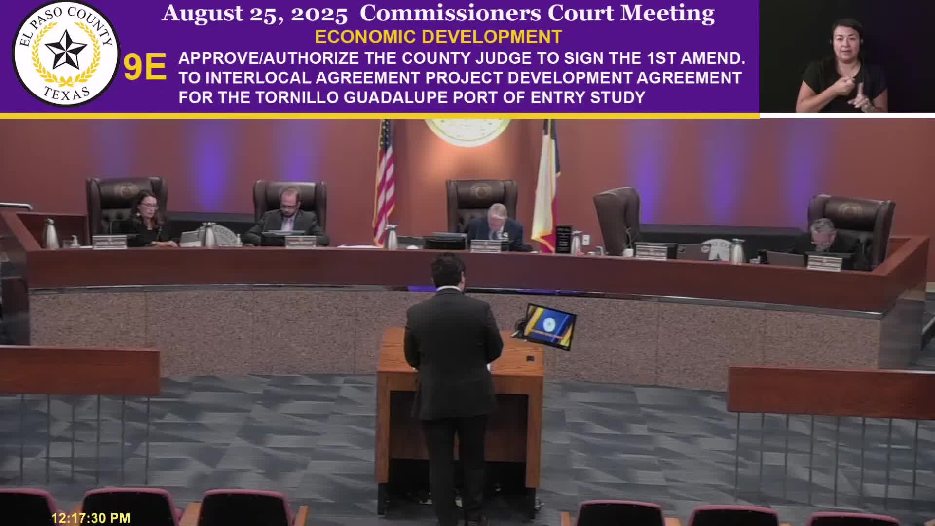 County expands Tornillo/Guadalupe port study to fund international outreach to Mexican interior