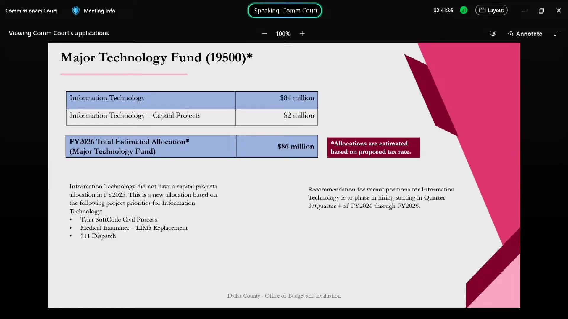 Commissioners press for clearer priorities on jail intake, deferred maintenance and facilities funding