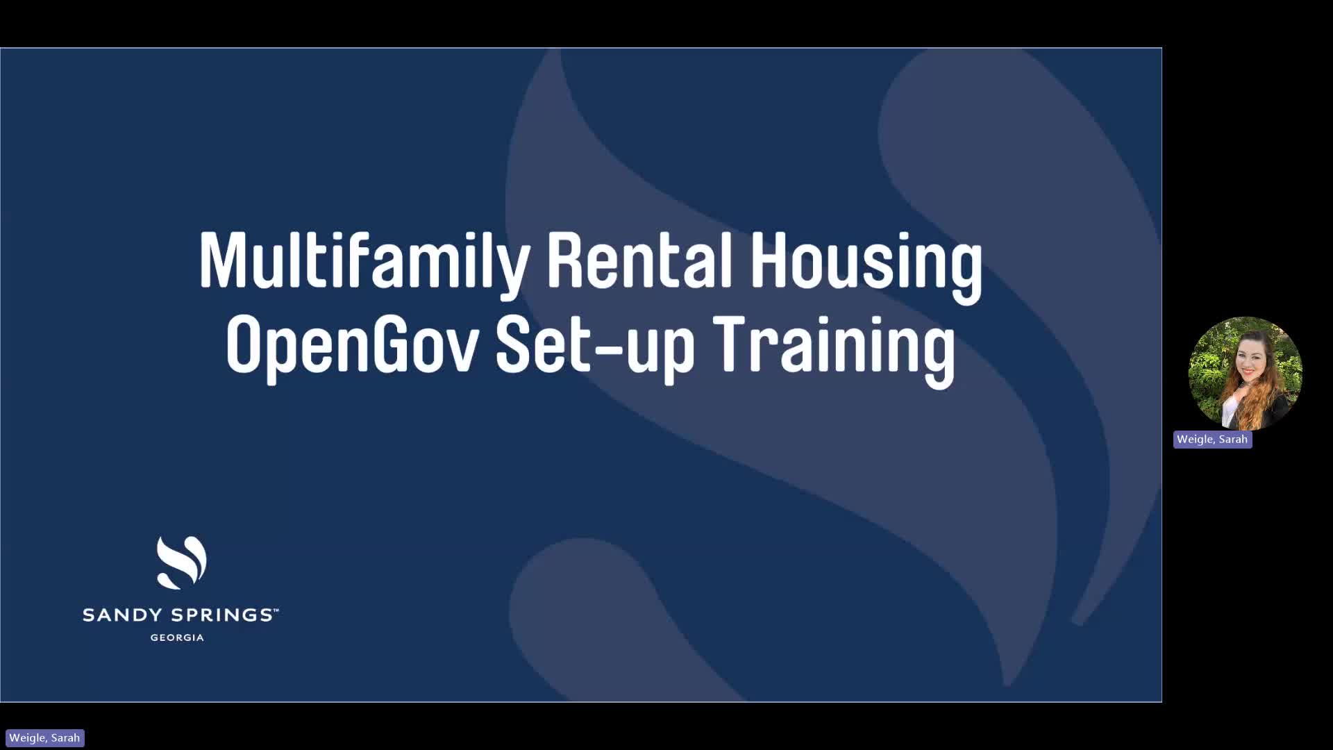 Sandy Springs trains multifamily property managers on OpenGov portal, deadlines for annual inspections