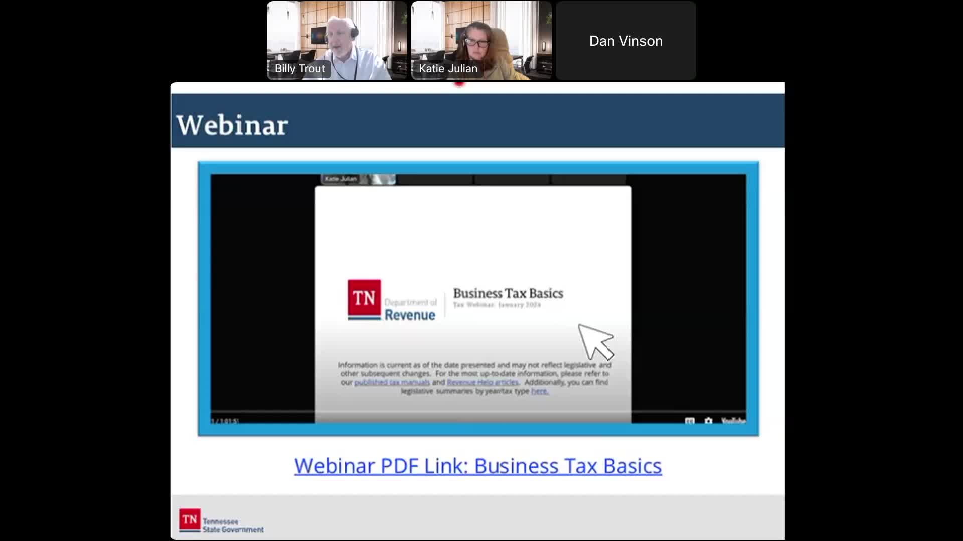 TenTap: Tennessee’s web portal for registering, filing and paying business taxes