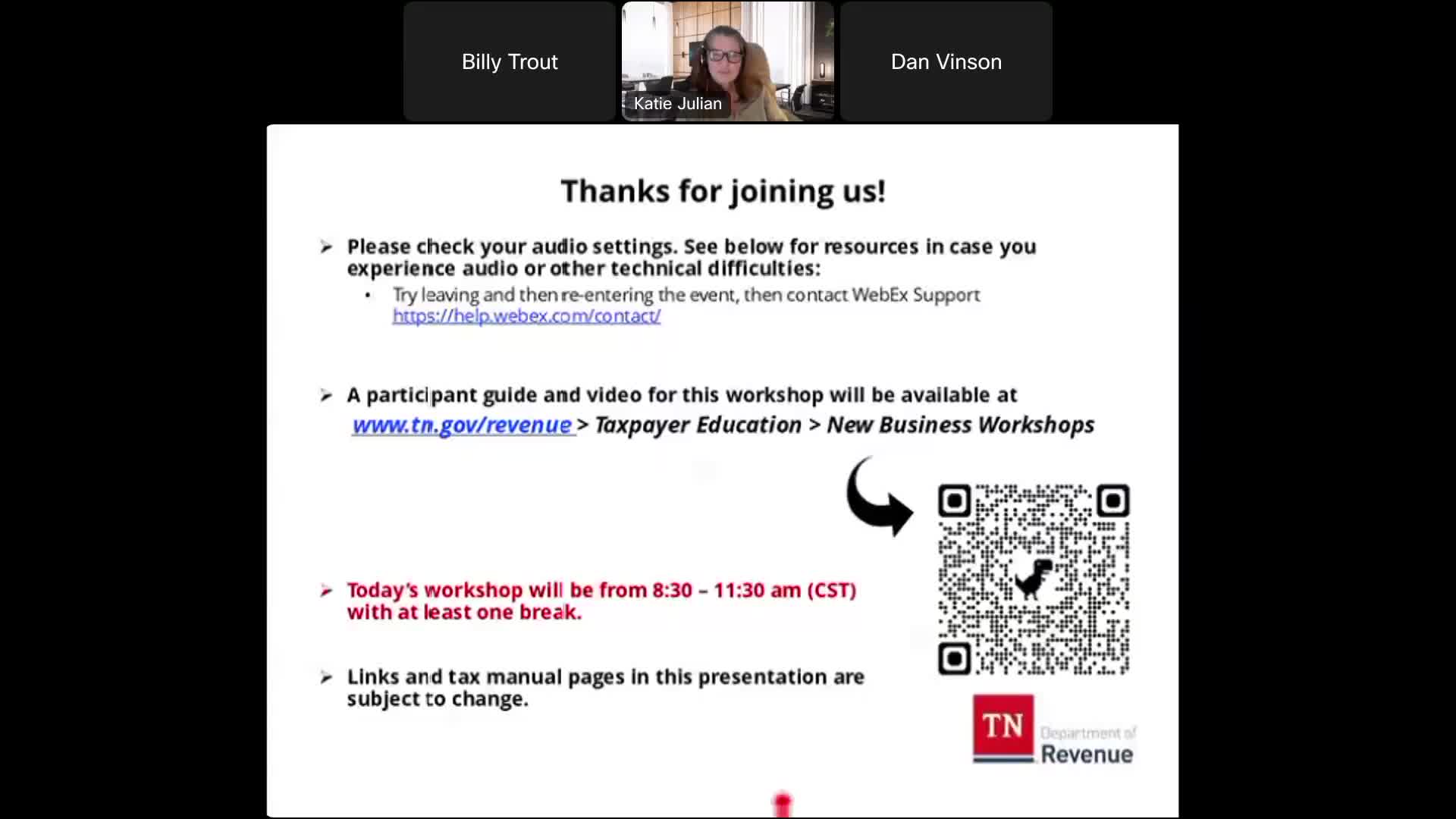 Tennessee Department of Revenue walks new business owners through registration, structure and permits