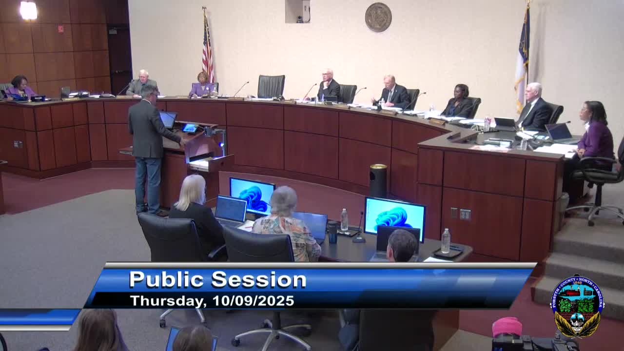 Forsyth County approves conditional, dollar-for-dollar forgiveness to address $5.03M school-system debt; debate centers on accountability