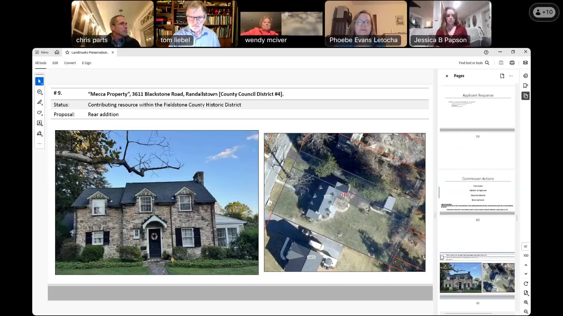 Commission approves scaled rear addition for Randallstown house after drainage concerns addressed
