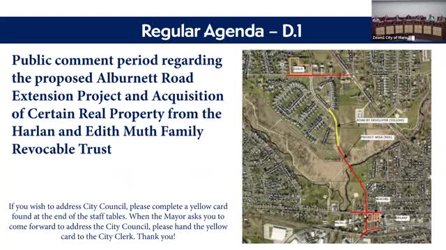 Marion Council approves property valuations, authorizes acquisitions for Albonnette Road extension amid residents’ concerns about sidewalks and access
