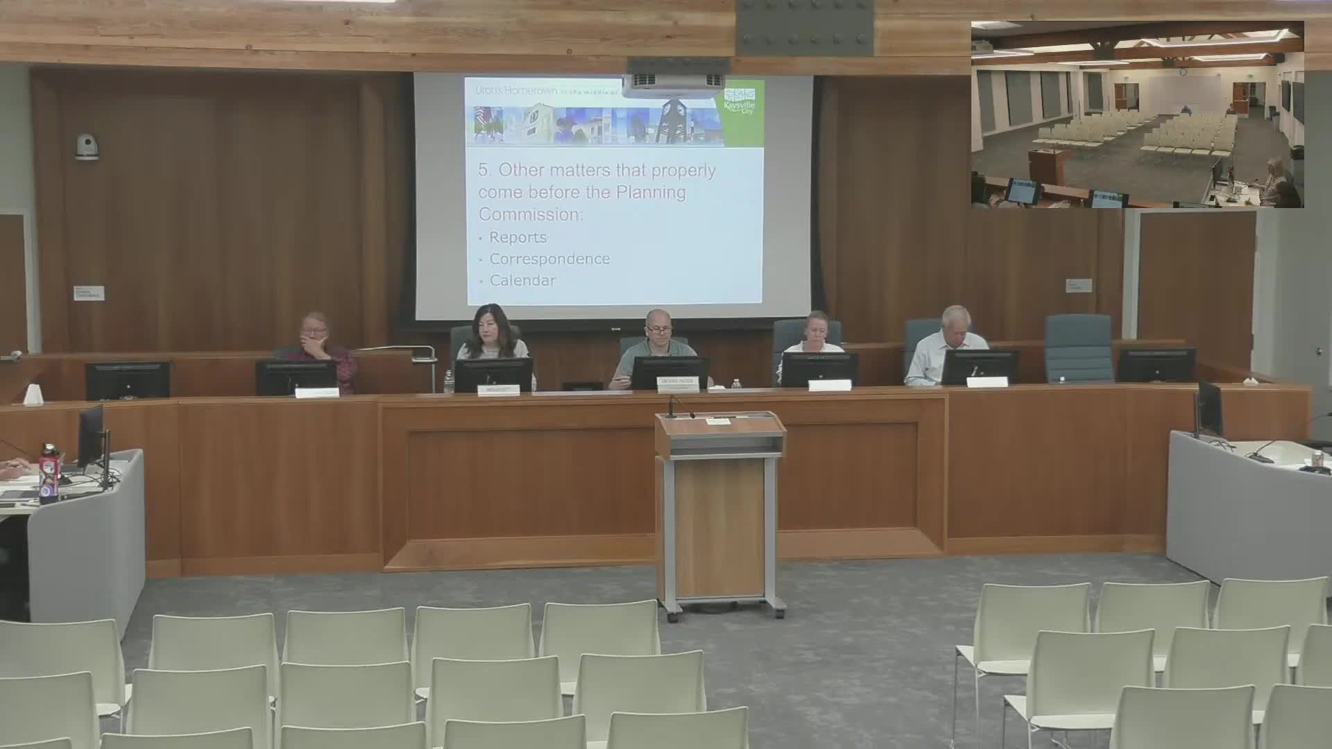 Planning staff updates commission on small-area plan, water element and vacancy