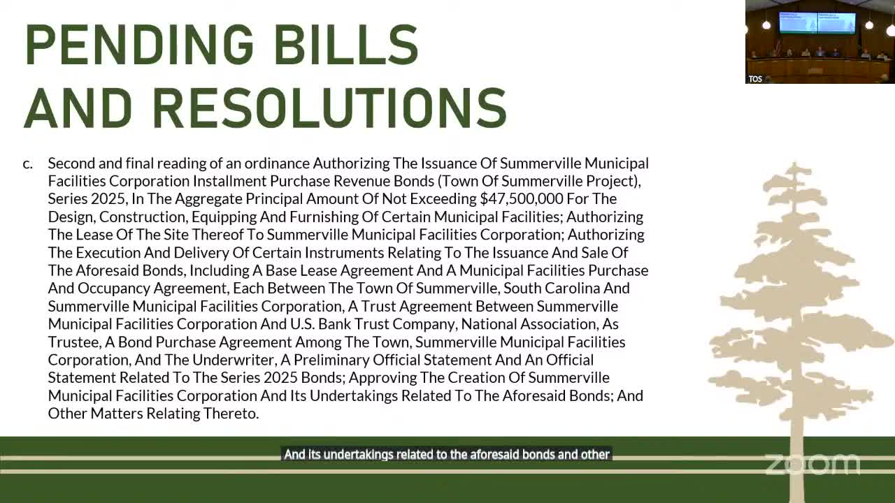 Summerville council approves $47.5 million revenue bonds for public safety complex after amendments