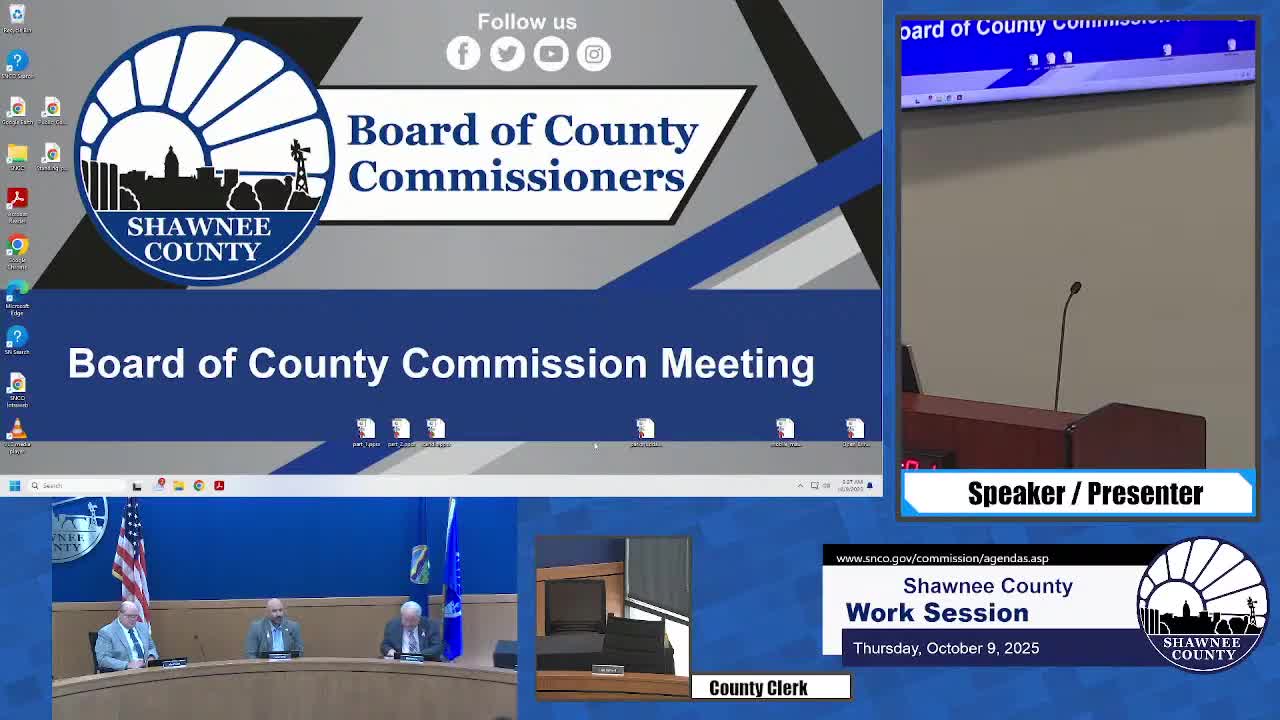 Parks master‑plan consultants outline 9–10 month process and promise bespoke strategy for Shawnee County