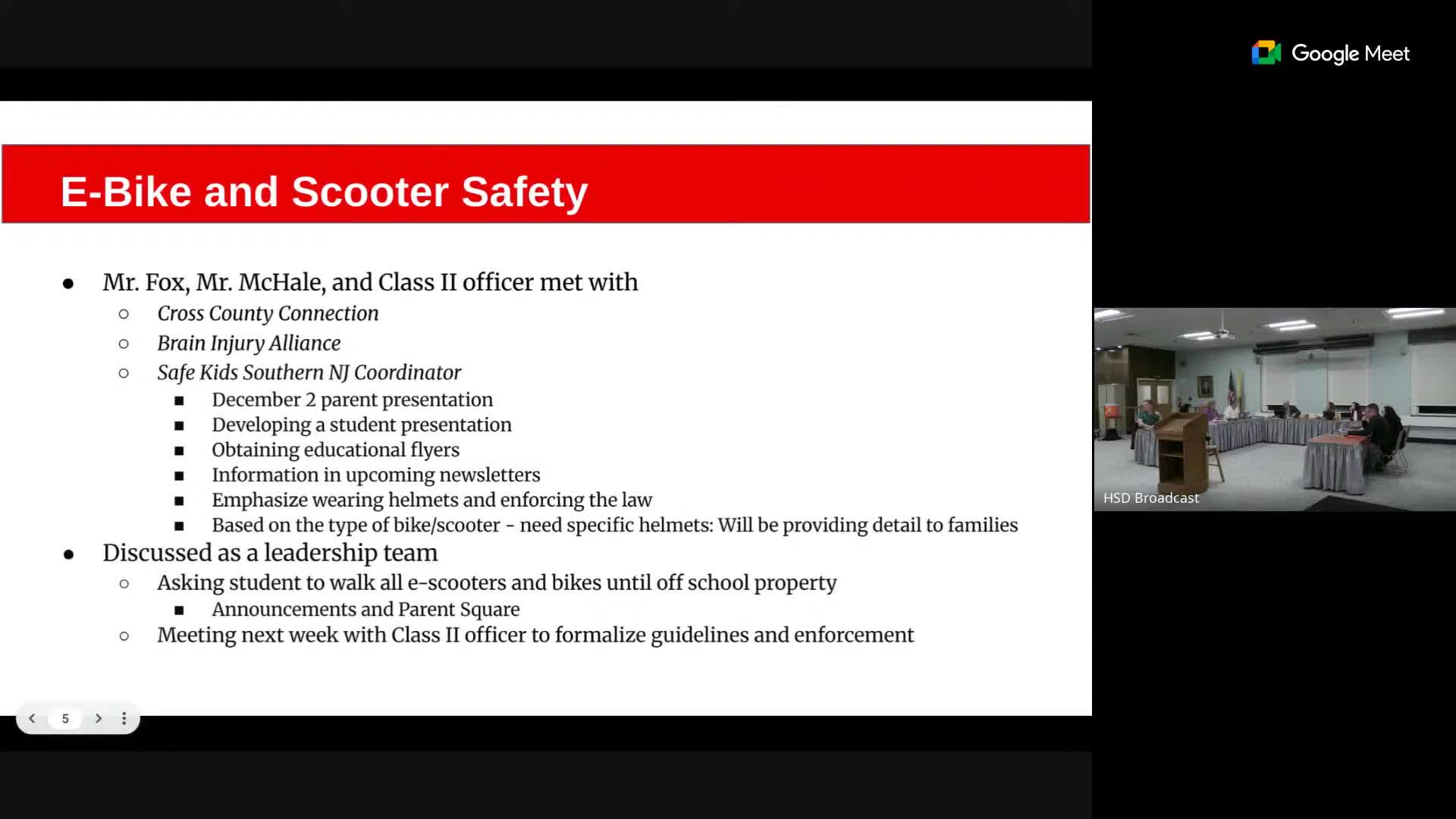 District plans Dec. 2 parent session, student education on e-bikes and e-scooters after safety concerns