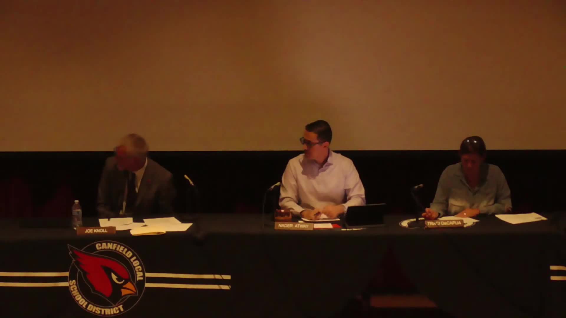 Board debates House bill provision allowing out-of-district students to play on Canfield hockey teams