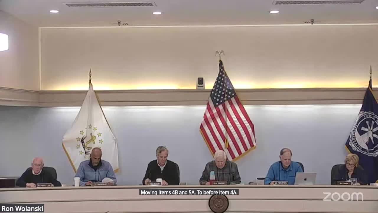 Planning board grants continuance for proposed bank at 1400 West Main Road