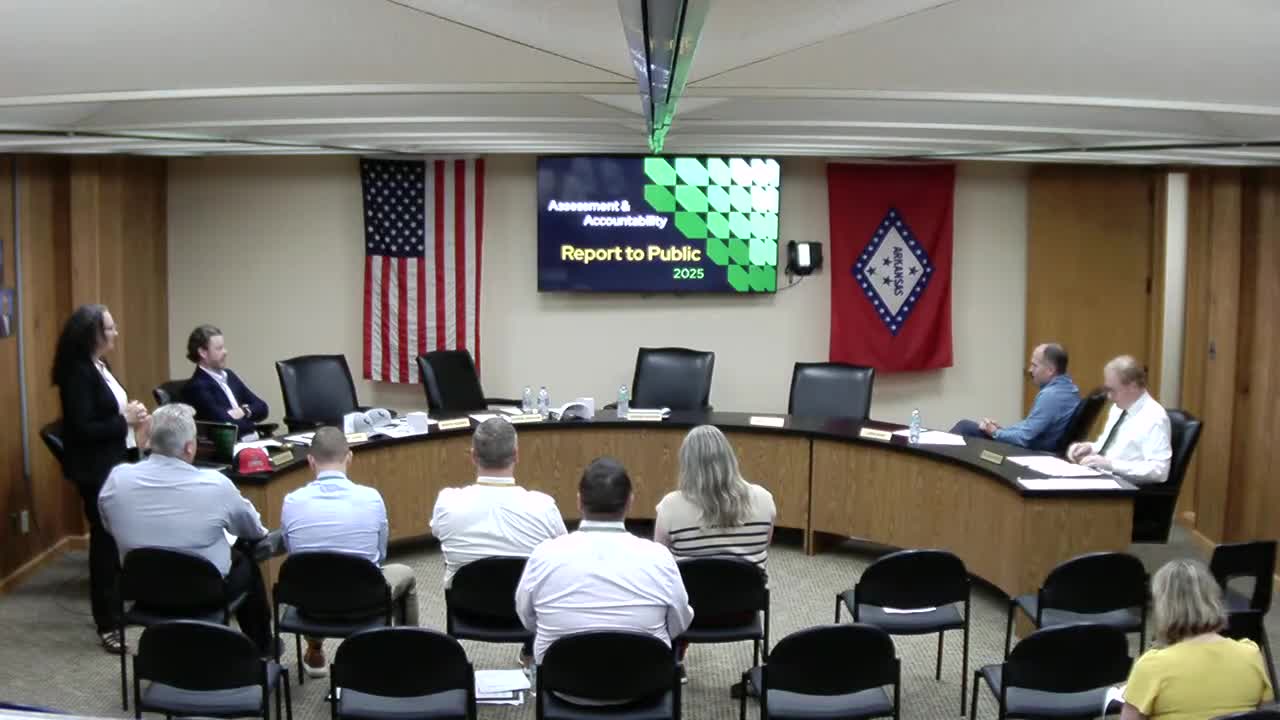 Alma School District presents ATLAS assessment results; highlights growth and warns of new third‑grade promotion rule