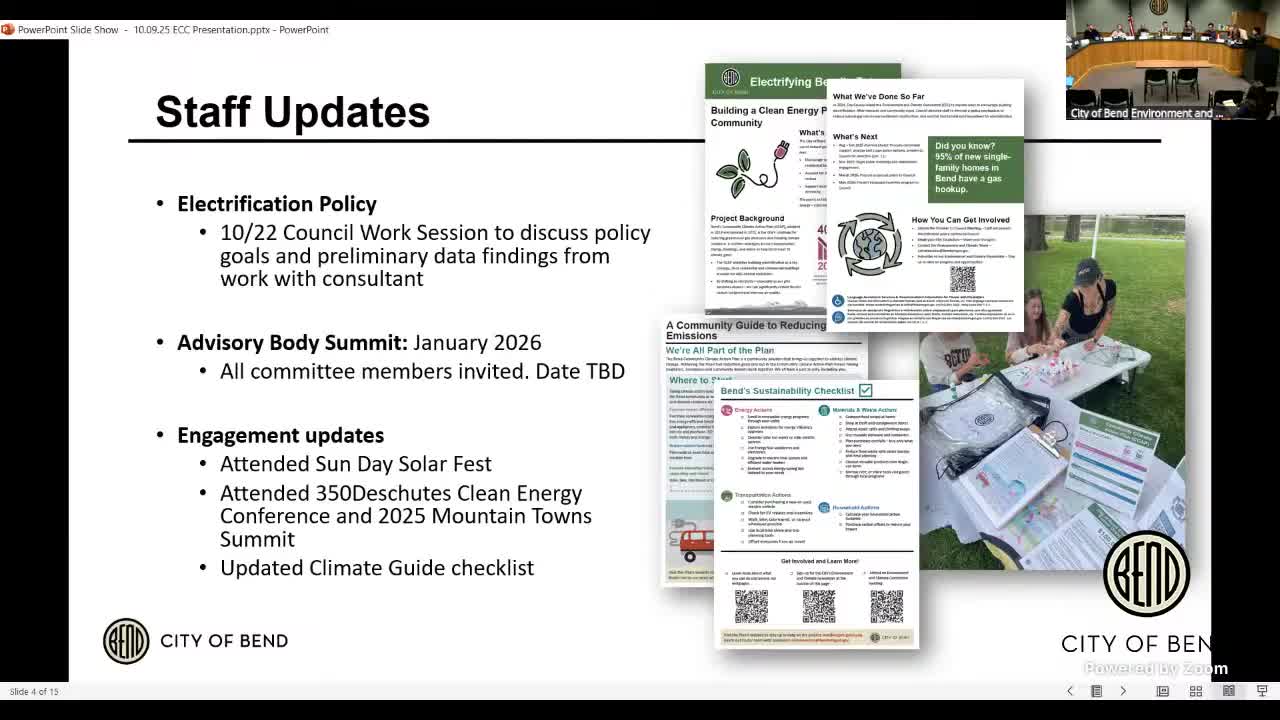 Bend advisory committee backs $150,000 in community-climate grants, sends recommendations to city manager