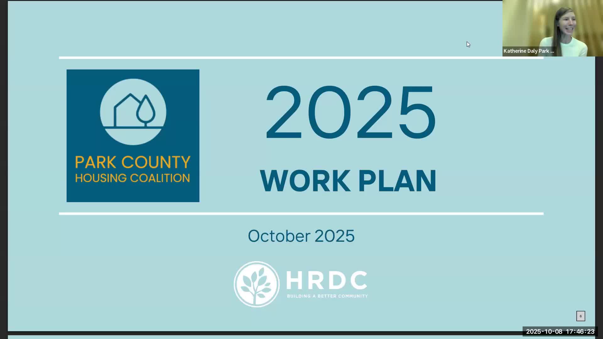 Park County Housing Coalition outlines home‑repair loans, coordinated‑entry upgrades and housing fund plans