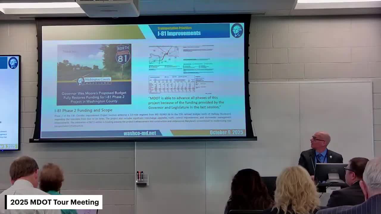 County and MDOT press ahead on I‑81 widening; county urges faster work as safety concerns persist