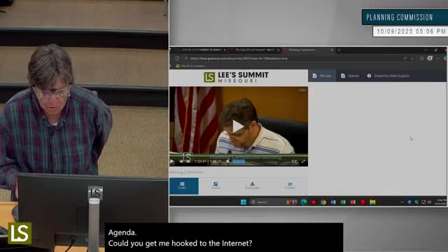 Resident raises concerns about local rezoning and lot divisions during Planning Commission public comment