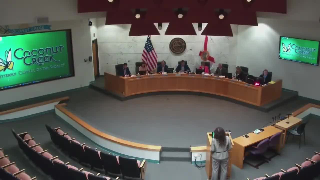 Coconut Creek updates off-duty police detail rates; ordinance passes first reading