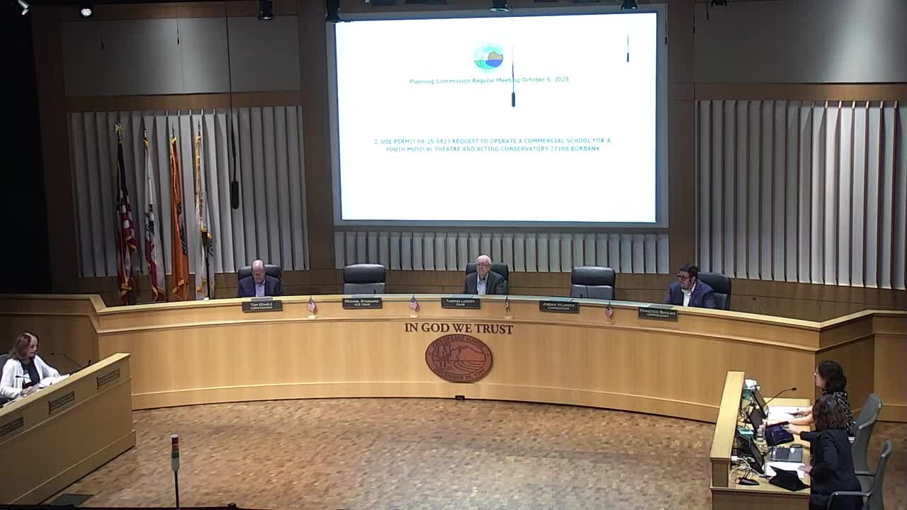 Planning Commission approves Ovation's Performing Arts use permit