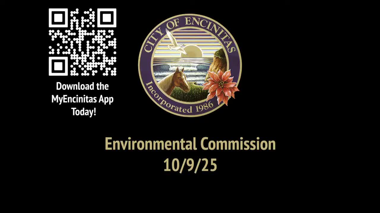 Encinitas commission receives work-plan updates; schedules joint native-plant hearing with UFAC