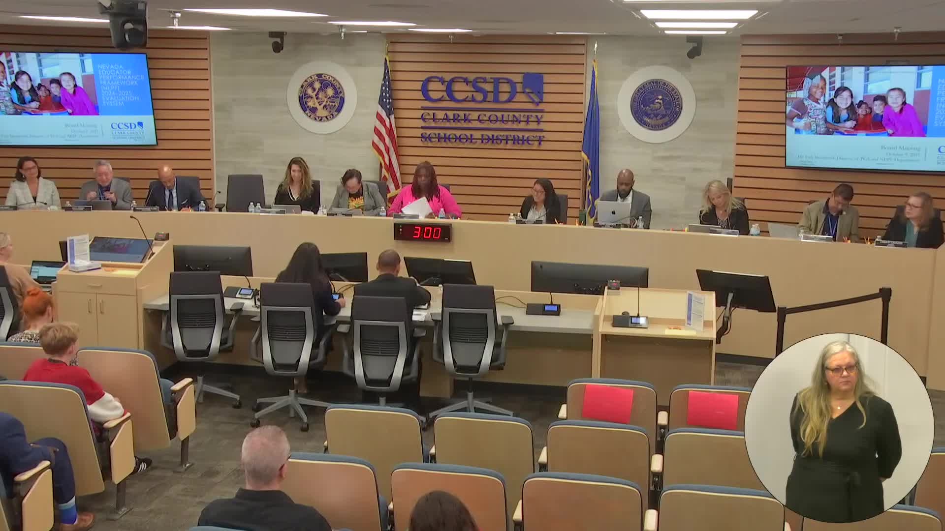 CCSD trustees adopt NEPF 2024–25 implementation report showing most educators rated effective